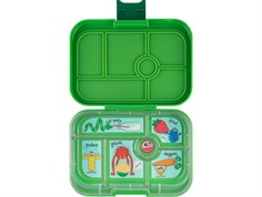 Yumbox Jurassic grøn/sjove monstre madkasse med 6 rum Original